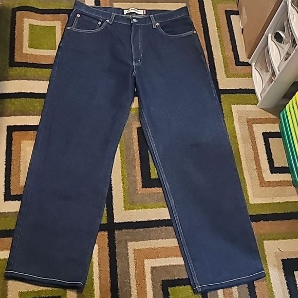 LIKE NEW DARK‎ Vintage Levi's 550 Mens Jeans Relaxed Fit USA 36 x 34 - Picture 1 of 13